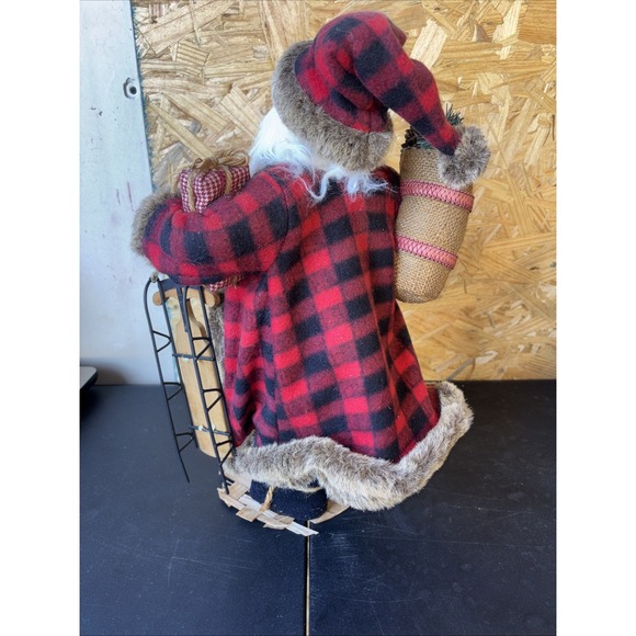 Vintage Santa Holding A Slay - Picture 4 of 5